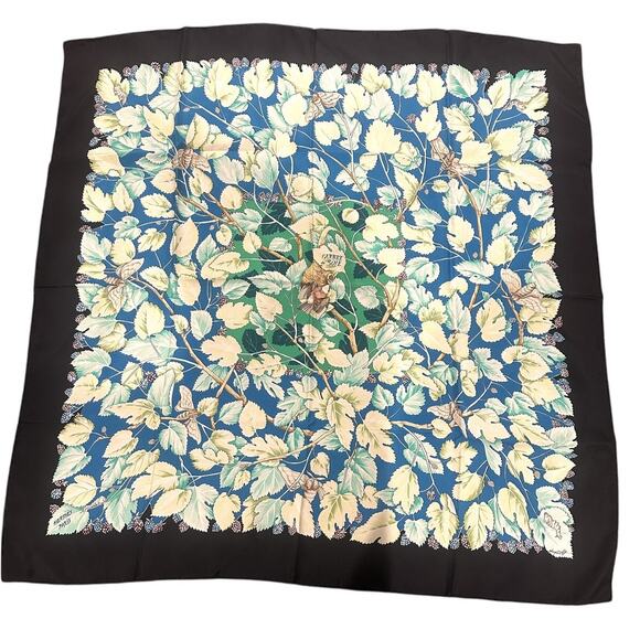 HERMES "l'arbre de Soie" by Antoine de Jacquelot Vintage 1995 Great w/Box - Picture 2 of 8